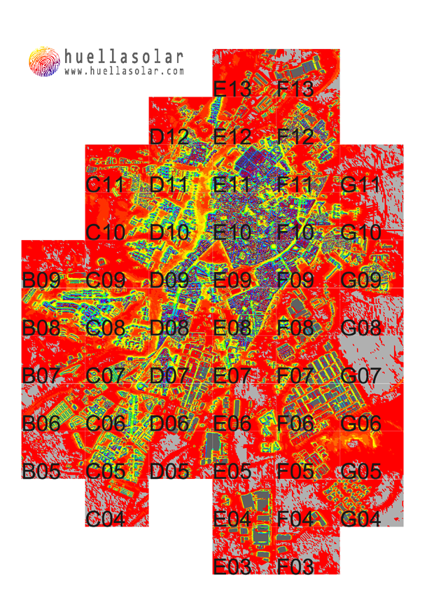 mapa solar Valladolid